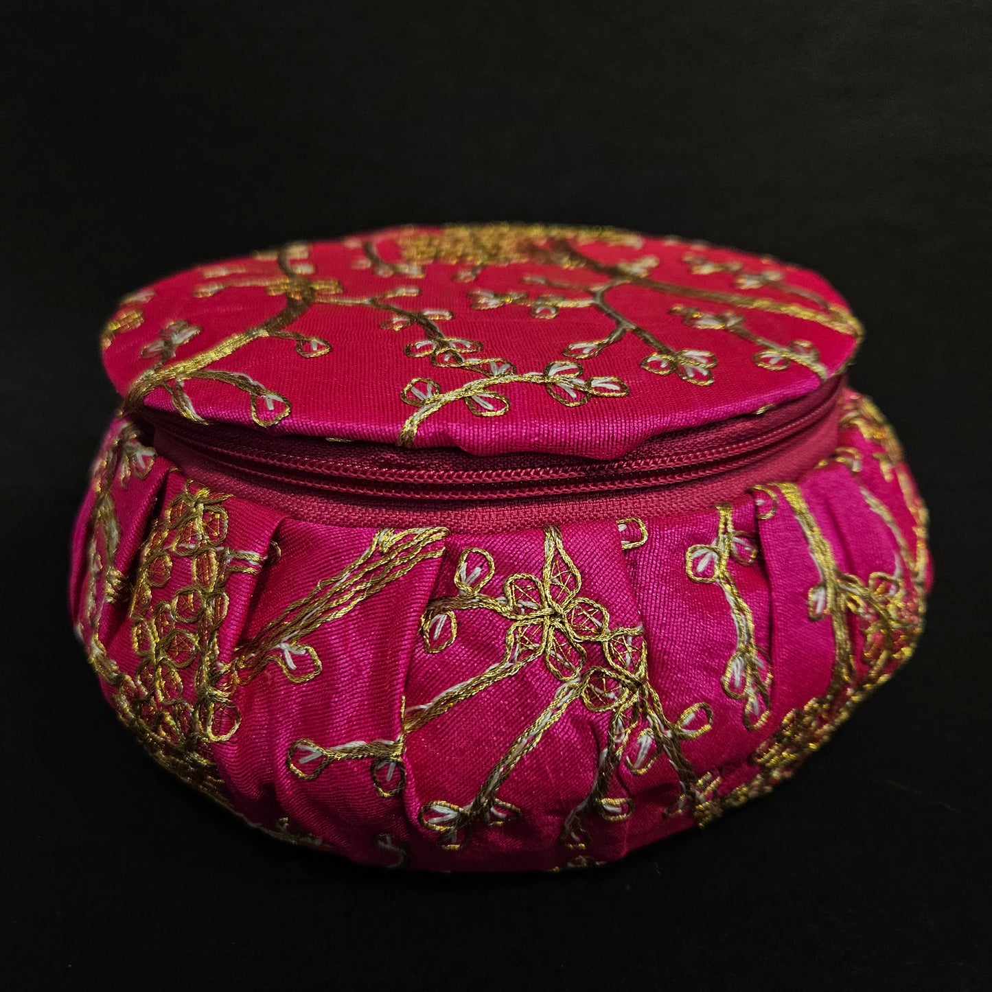 Rajasthani Style Royal Clutch Silk Jewelry or Bangle Box with vintage designer women collection for gifting and weeding collection