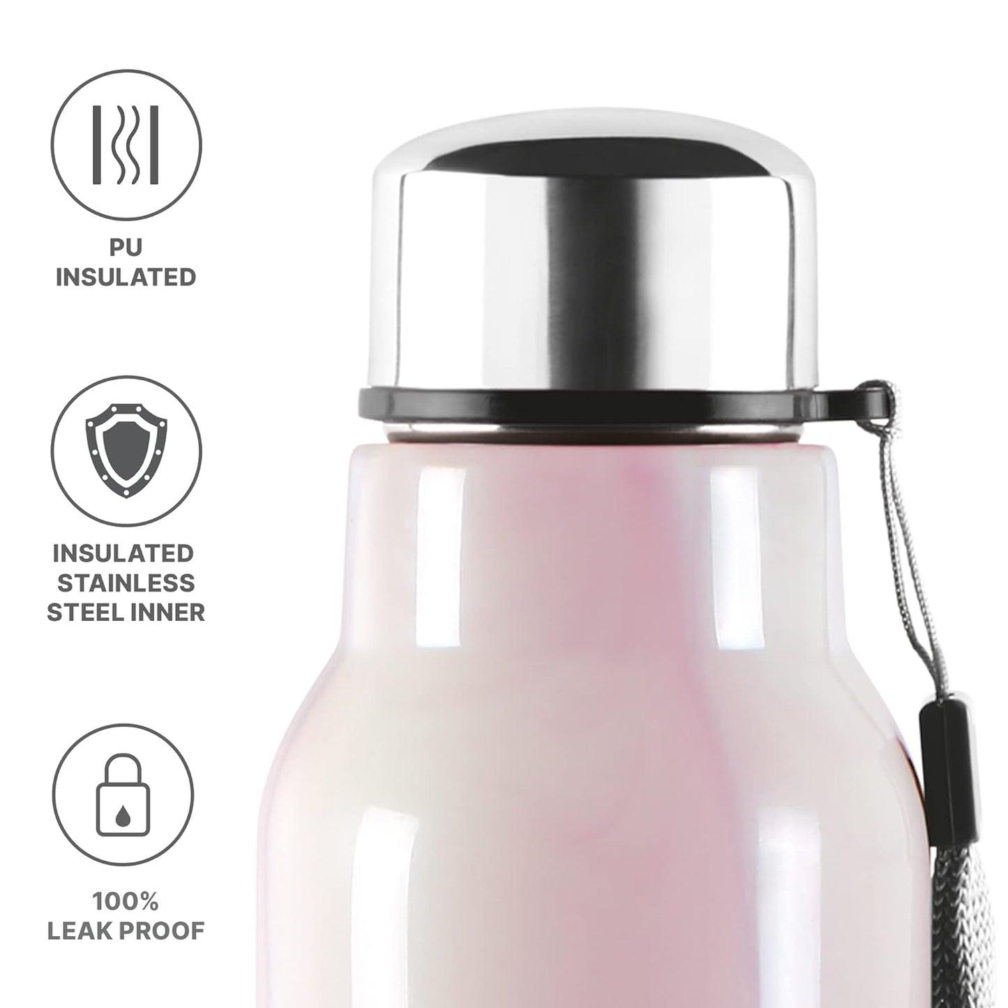 Milton Steel Marble 600 Insulated Water Bottle(520ml)