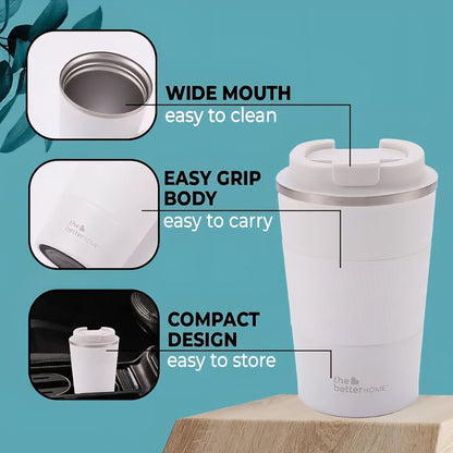 Perfectly innovated stainless steel hot & cold natural coffee cup
