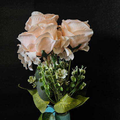 Artificial banquet rose Flower bunches to bring elegant look to your home,Garden & Office