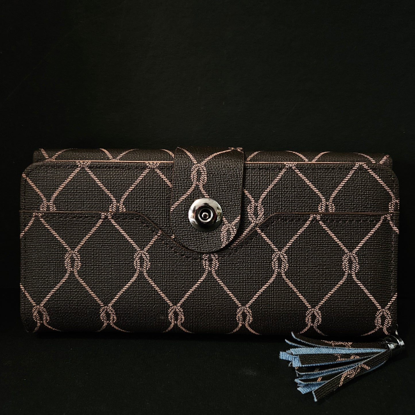 Leather Thin Slim Wallets for Women with Zipper