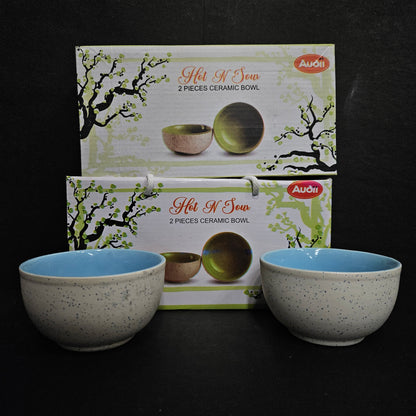 Hot n sour 2 piece Ceramic Bowl Set for Return gifts