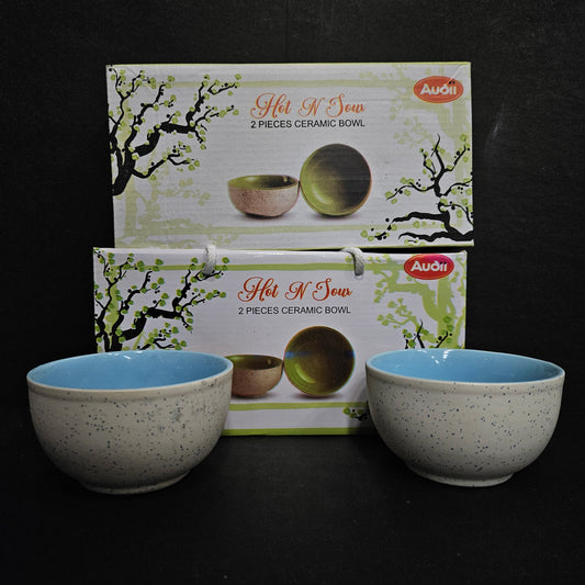 Hot n sour 2 piece Ceramic Bowl Set for Return gifts