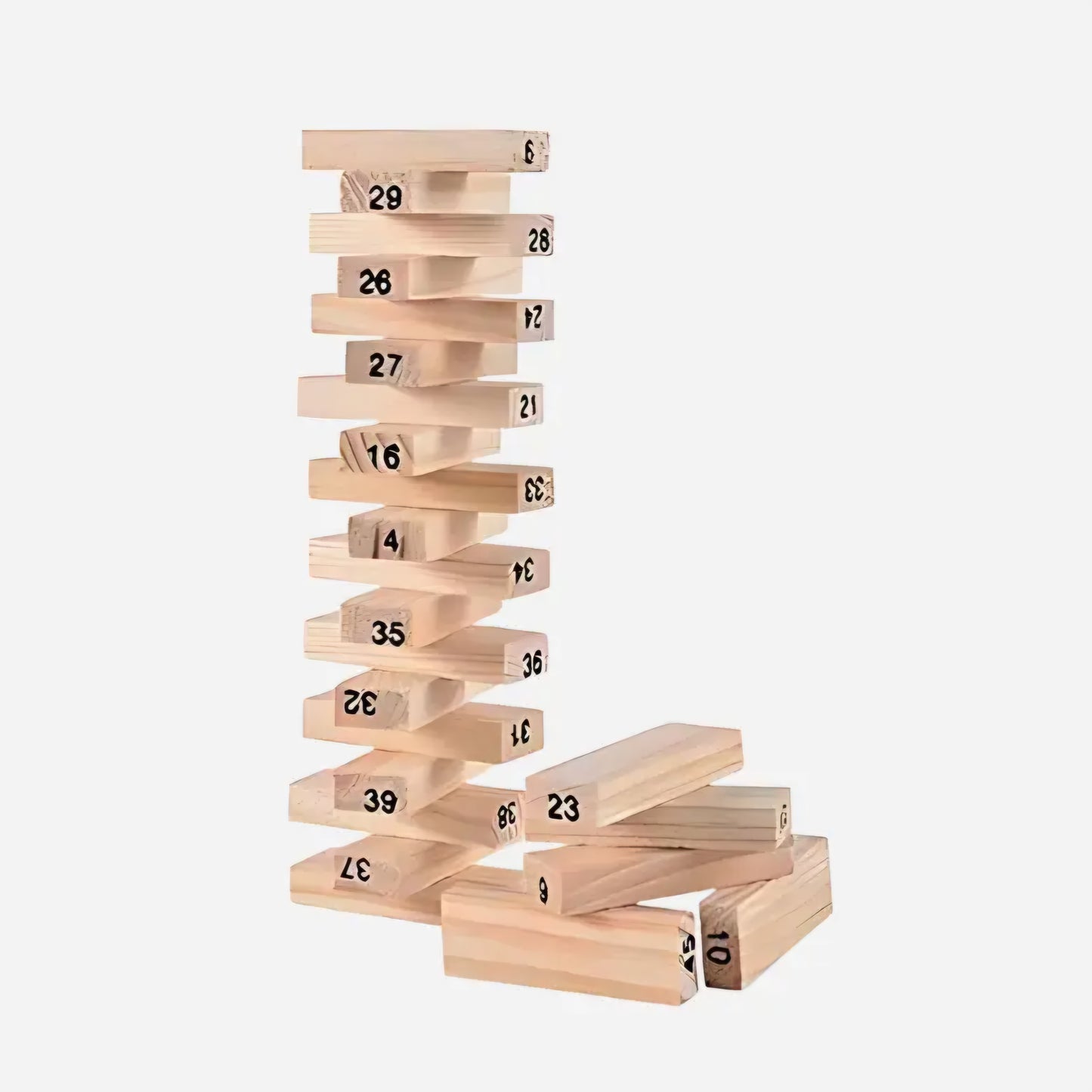 54 Amilton Bradley Game with 54 wood blocks