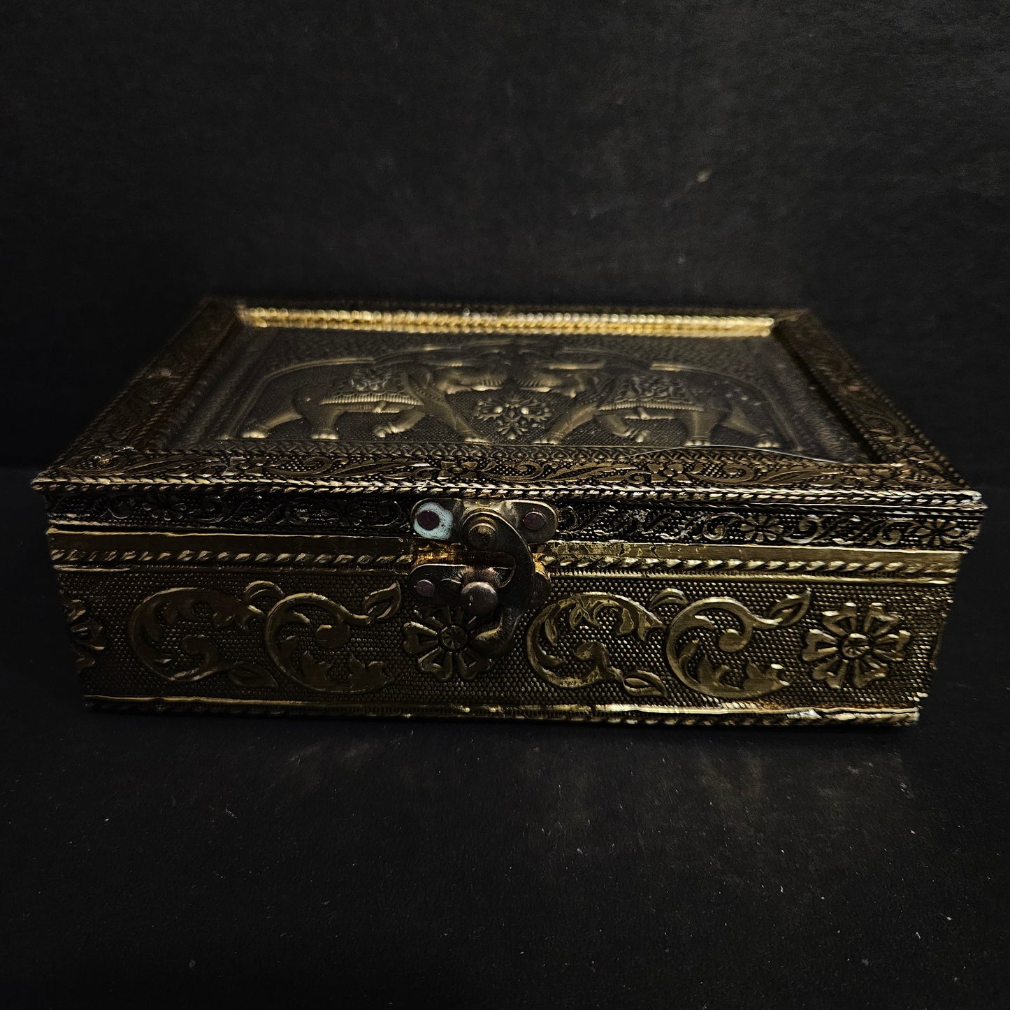 Handmade Wooden Jewellery Box Oxidised wooden Box for Marriage, Anniversary, Engagement, gift & return gift
