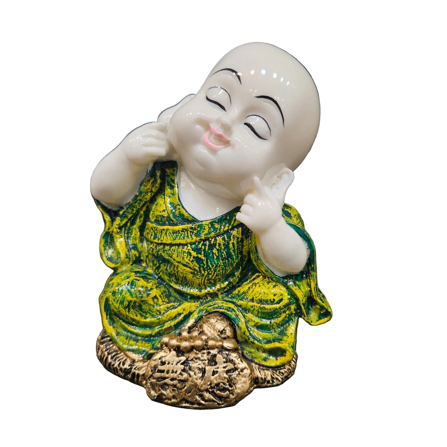 Marble Dust Polyresin small monk's 3pcs set Idol Statue Showpiece Figurine