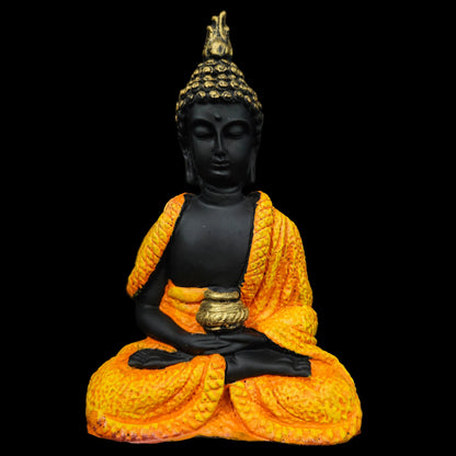 Handcrafted Meditating Samadhi Buddha Sitting Decorative Showpiece