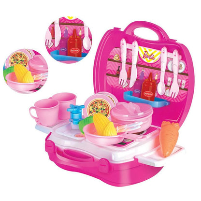 Itoys Suitcase Kitchen Set Barbie