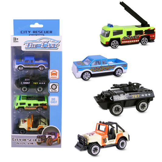 Die-cast City Rescuer Alloy series perfect for kids return gifting