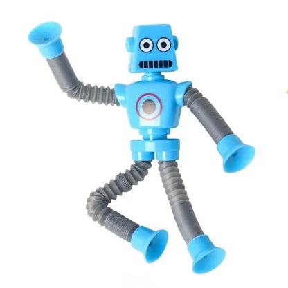 Flexible Fighting Robots | Suction Feet & Bendable Arms | Fun Interactive Robot Toy for Kids Boys Age 2-5 | Battling Game Robots for Boys | Robot Toys for Kids return gifting