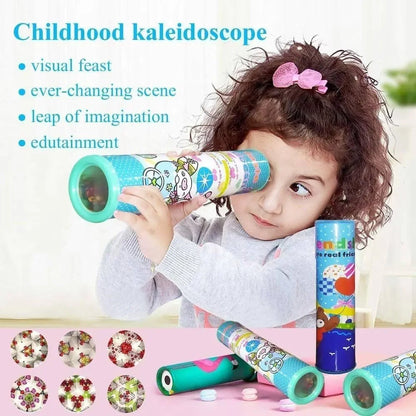 Classic Kaleidoscopes Toy, Educational Toys for Party Fun Magic Science Toy,Kids Birthday Mini Kaleidoscope Kit for School Classroom Prizes