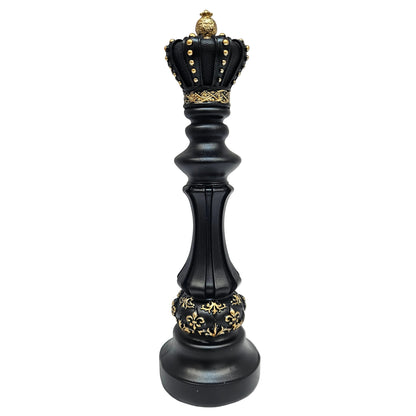 Large decorative King chess piece statue, widely used as a luxury showpiece for homes and offices