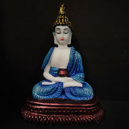 Meditating Golden Buddha Vastu Showpiece Statue Idols for Home Living Room, Office Decor or Gifting