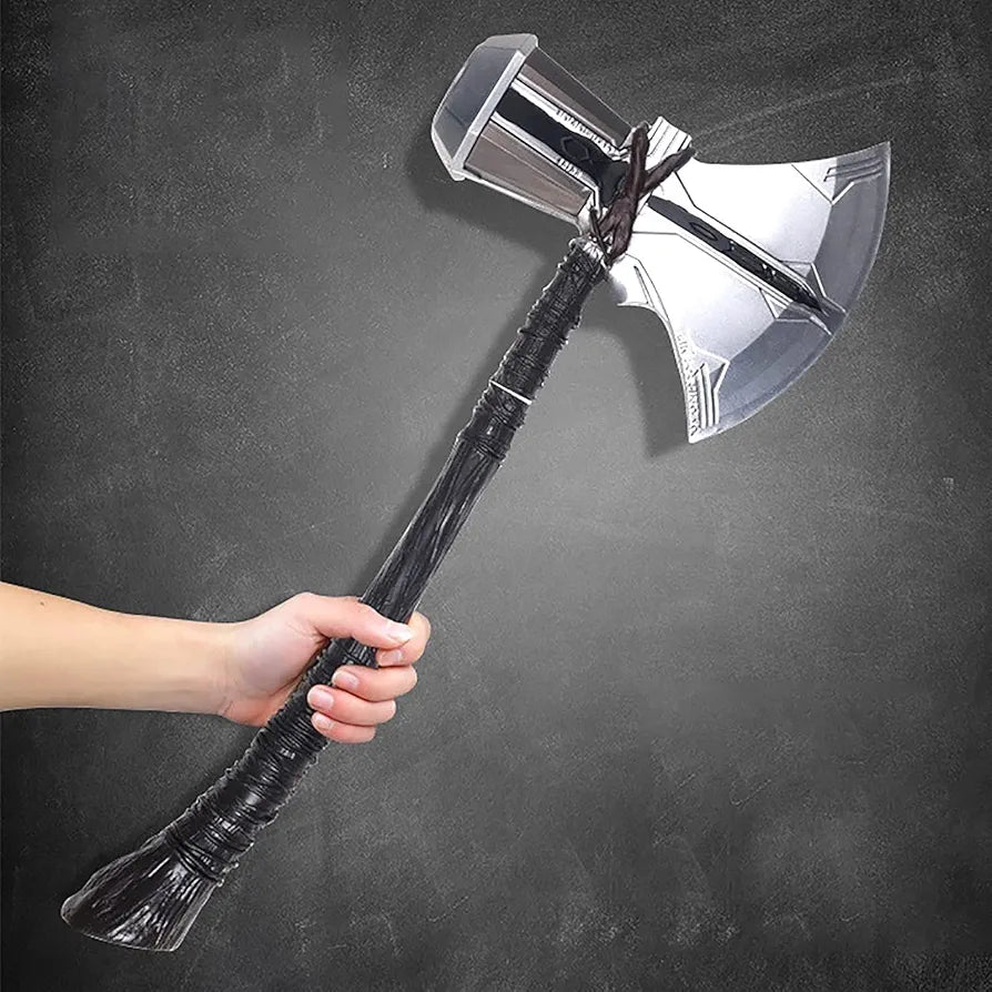 Axe Storm Breaker PU Foam Thor Power Axe Boys Role Play Accessories Thor Battle Axes Avengers Infinity War Kratos Axe Interactive Parent-Child Gifts