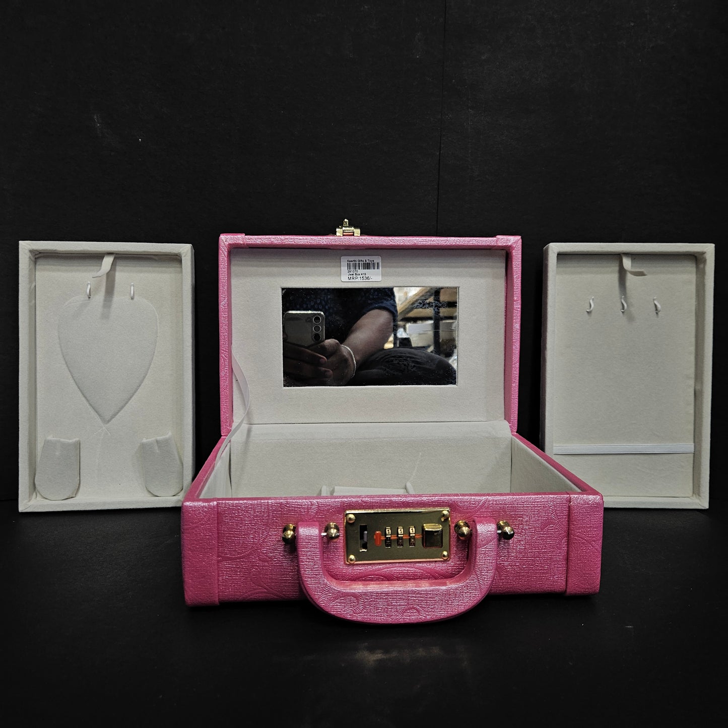 Wooden Bangle Storage Box, Churi Box, Vanity Box With Handel for women