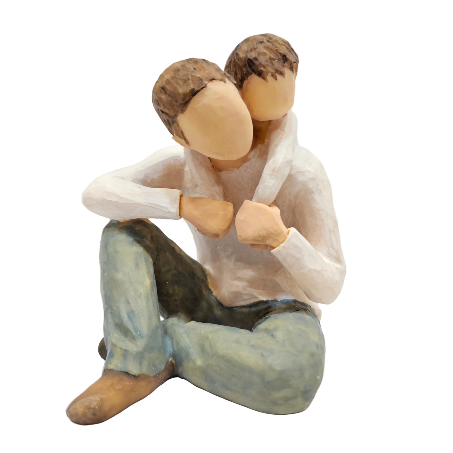 Willow Tree That's My Dad, My Favorite time is time with You, Shows Loving and Playful Relationship Between Father and Son, or Grandfather and Grandson or Brothers, Sculpted Hand-Painted Figure