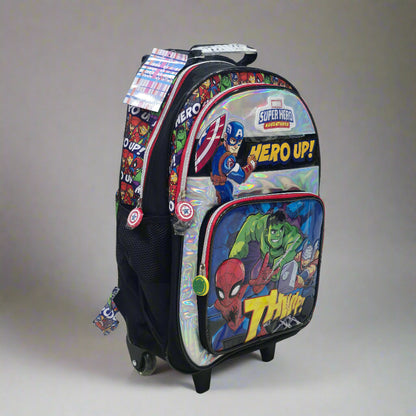 Super Hero School trolley bag