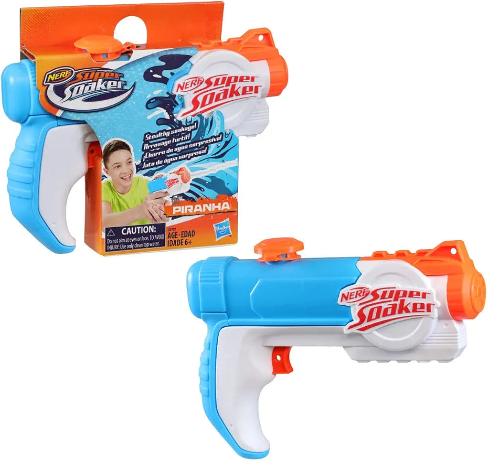 Nerf Super Soaker Toy Water Blaster Trigger Action, Pichkari for 6 Year Old Kids, Branded Toy Pichkari for Holi Festival