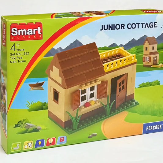 Junior cottage Building Blocks Toy for Kids | Enhances Imagination and Fun and Educational Playtime | Safe and Durable Design