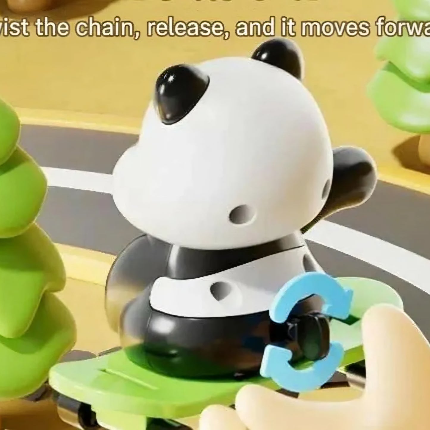 Panda Toy Set for Kids – Pack of 3 Cute Wobbling Panda Figures, Interactive Animal Playset for Toddlers, 3+ Years, Safe Non-Toxic Material, Gift Box Packaging