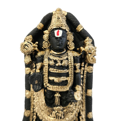 Sri Venkateswara Swamy Balaji Idol Balaji Statue tirupati Temple Decor Tirupati Balaji Statue(Gold)