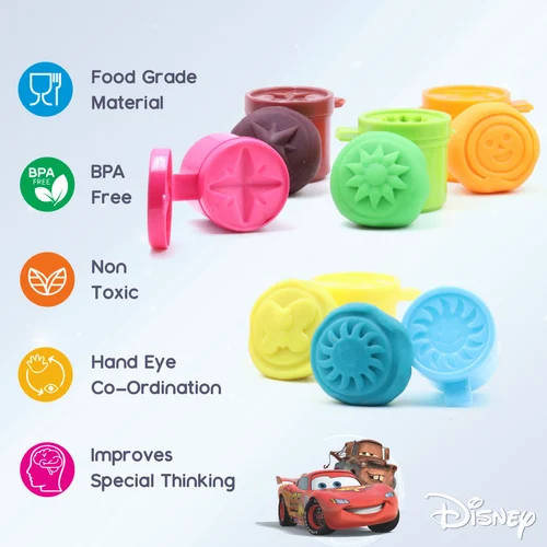 Disney Creative Dough Clay Creation With 6 Colourful Clay & Sculpting Figures