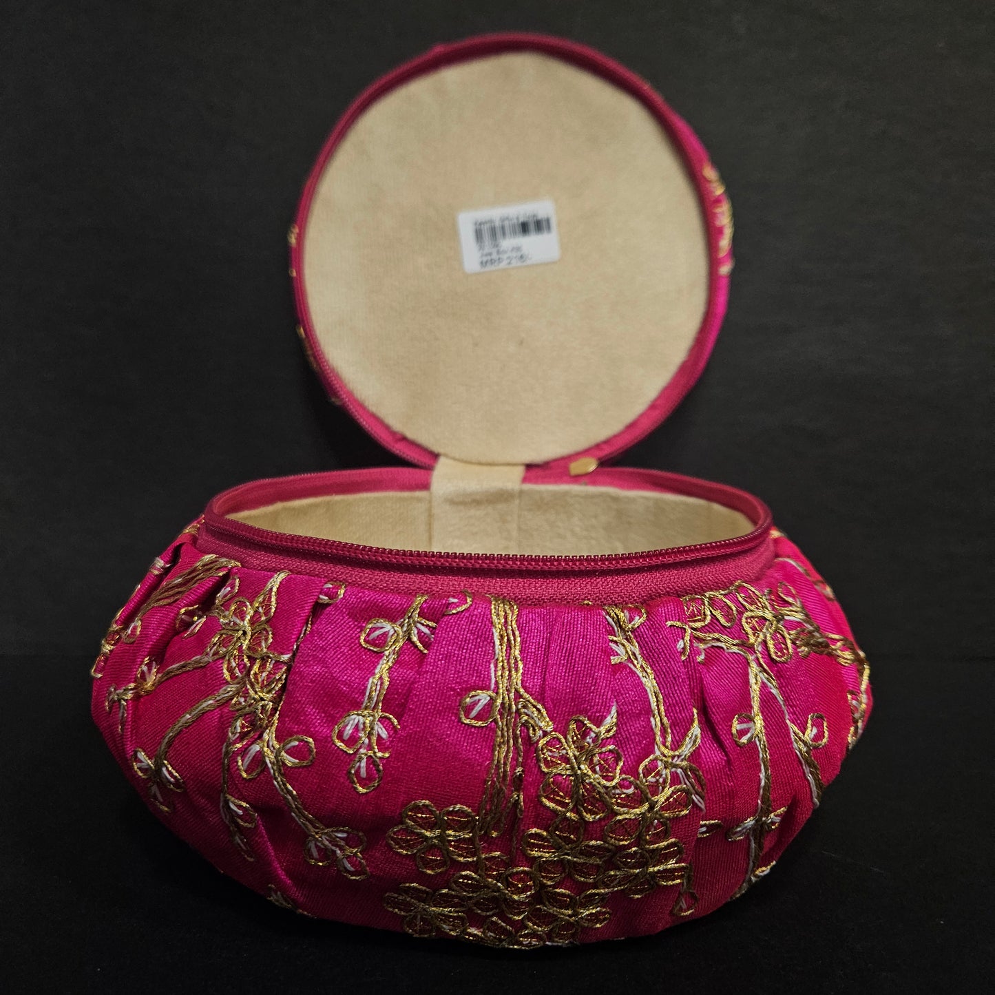 Rajasthani Style Royal Clutch Silk Jewelry or Bangle Box with vintage designer women collection for gifting and weeding collection
