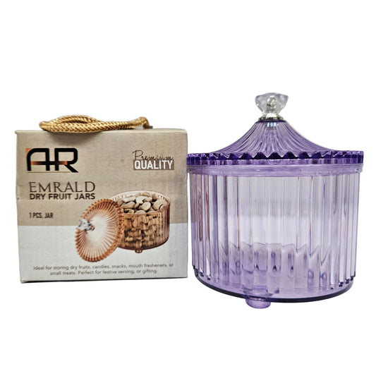 AR Emrald Dry Fruit Jar Premium quality storage jar perfect for Return gifting purpose