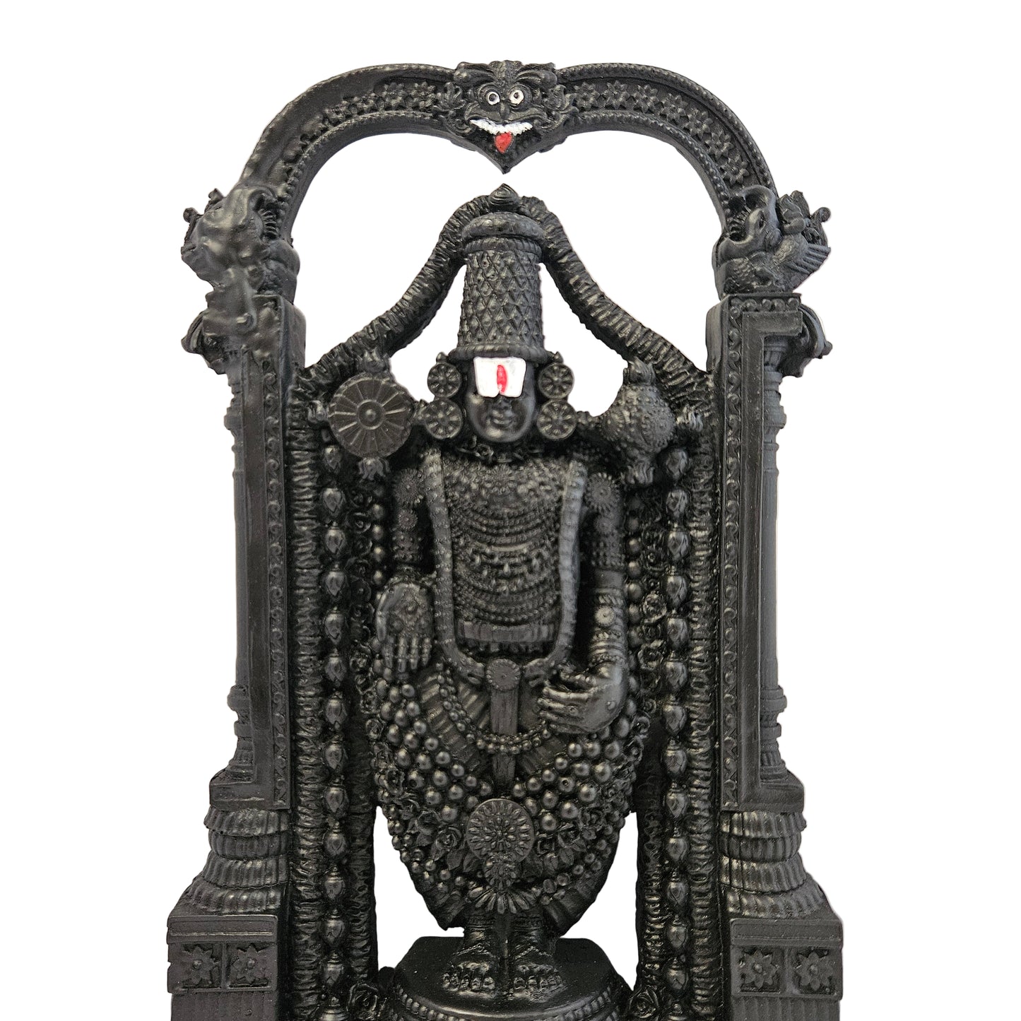 Sri Venkateswara Swamy Tirupati Balaji Idol Balaji Statue tirupati Temple Decor Tirupati Balaji Statue(Black)