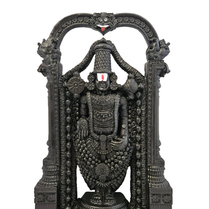 Sri Venkateswara Swamy Tirupati Balaji Idol Balaji Statue tirupati Temple Decor Tirupati Balaji Statue(Black)