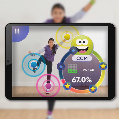 Twister Air Game | AR App Play Game with Wrist and Ankle Bands | Links to Smart Devices | Active Party Games for Kids and Adults | Ages 8+