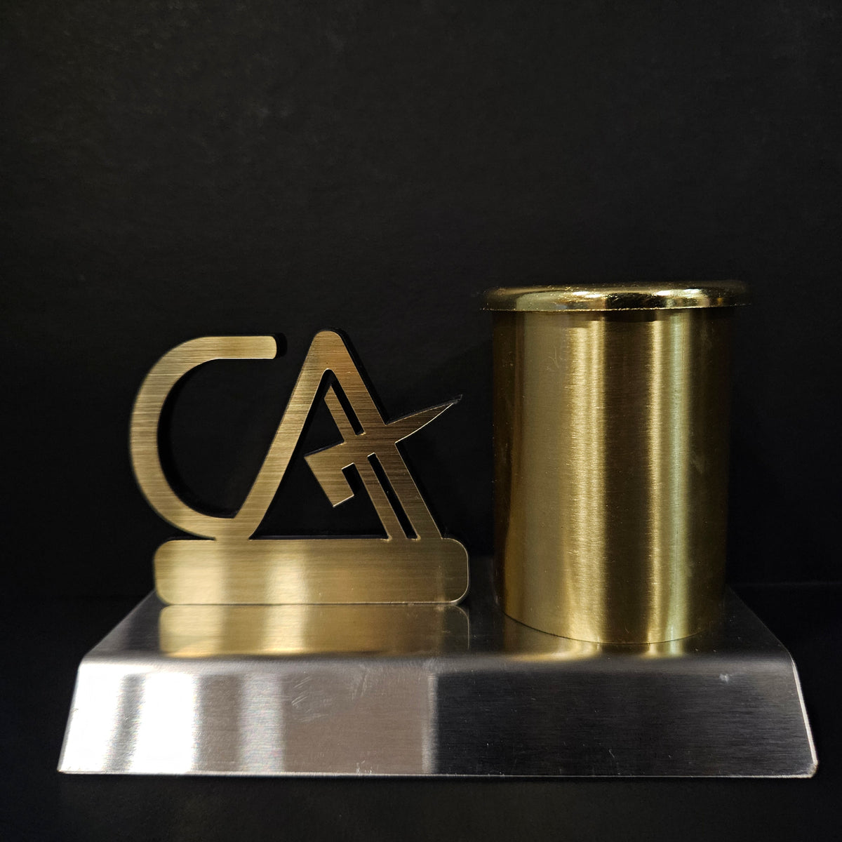 Personalized Pen Stand for Chartered Accountants with multiple pens storage Holder