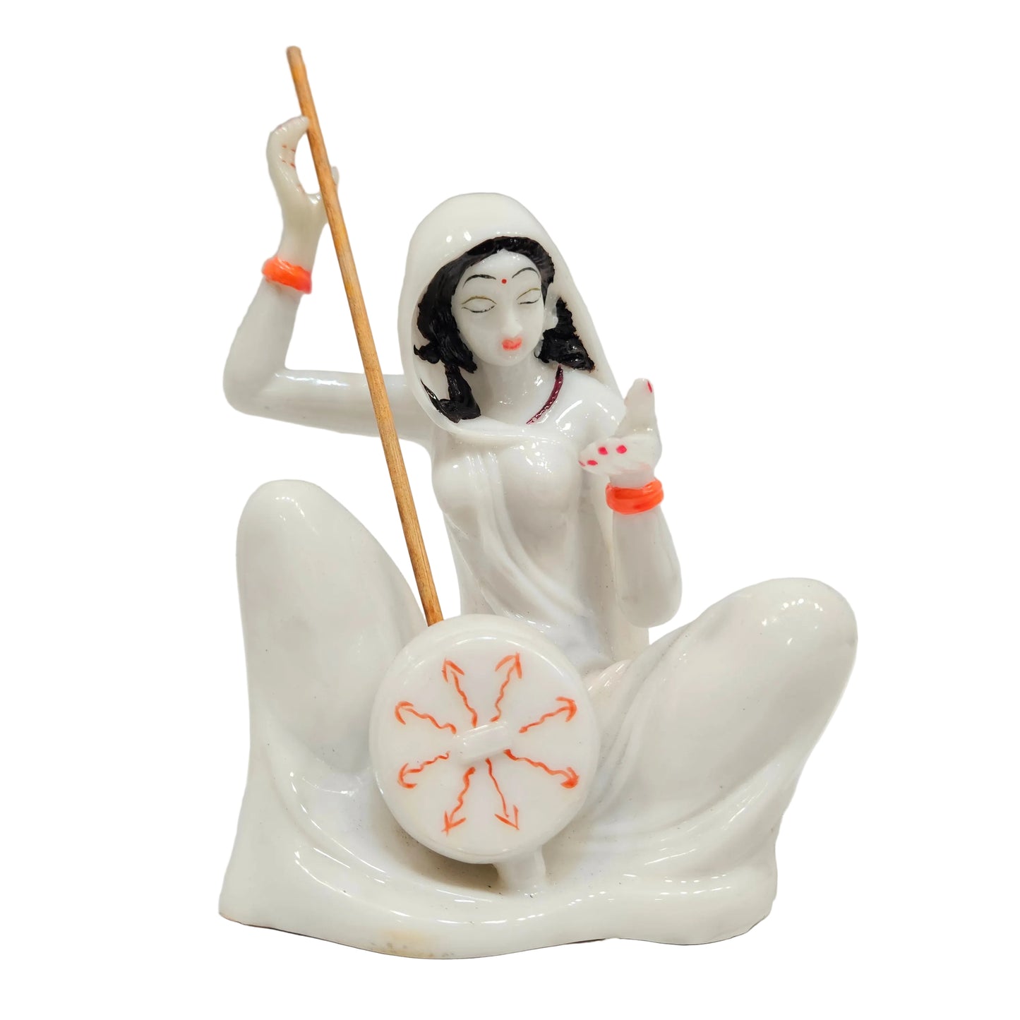 Meerabai White Color  Decorative Statue for Home Décor Meerabai Showpiece for Home Entrance Meerabai Marble dust Statue