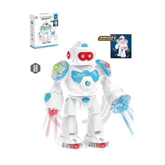 Family entertainment Robot with lights & battery Operated Toy for kids