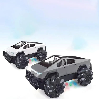 R/C Cybertruck Pickup Truck, 1:12 Scale, 2.4GHz Remote Control, LED Lights, USB Rechargeable