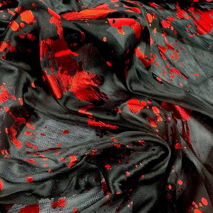 Bloody Hand Black Butcher's Cape Halloween Blood