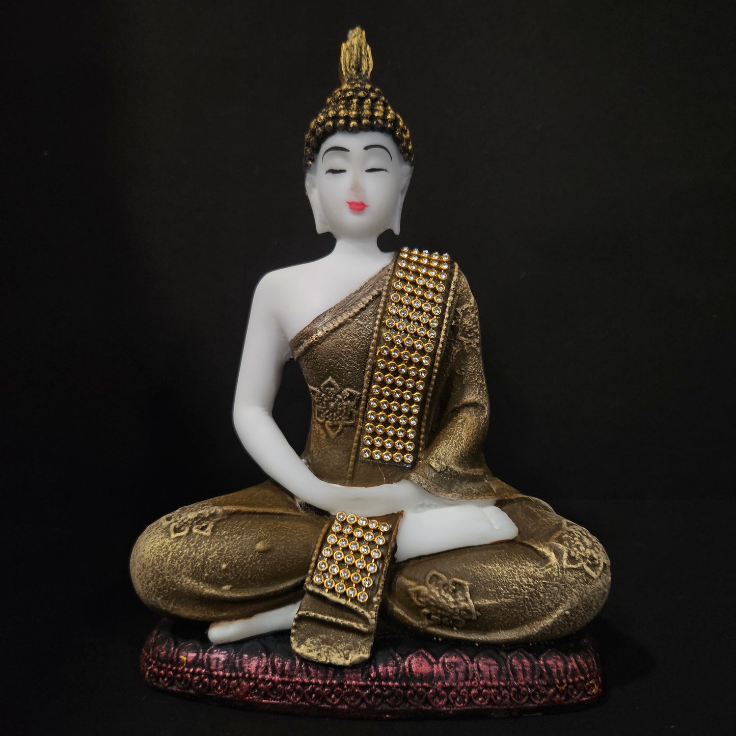 Meditating Sitting Buddha Statue showpiece Idol Home Decoration Items for Living Room Decor and Gifts