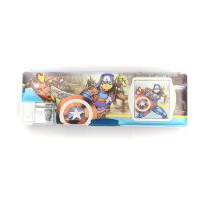 Geometry Box Super Man Heroes Print with Calculater for Kids/Students perfect for kids return gifting
