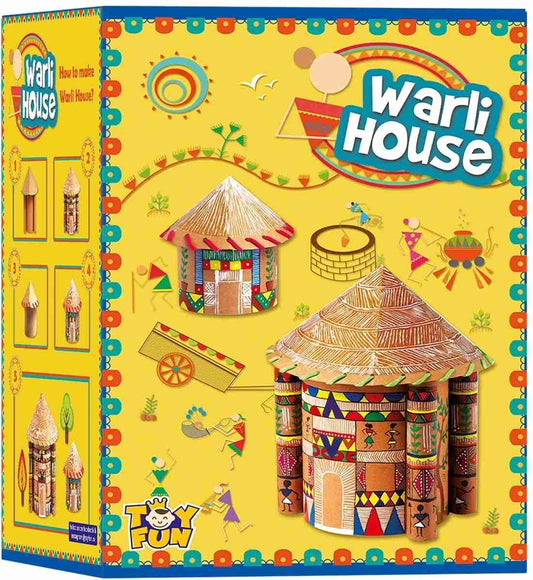 Warli House Create Houses Using Art Of Warli DIY Kit Safe For Kids
