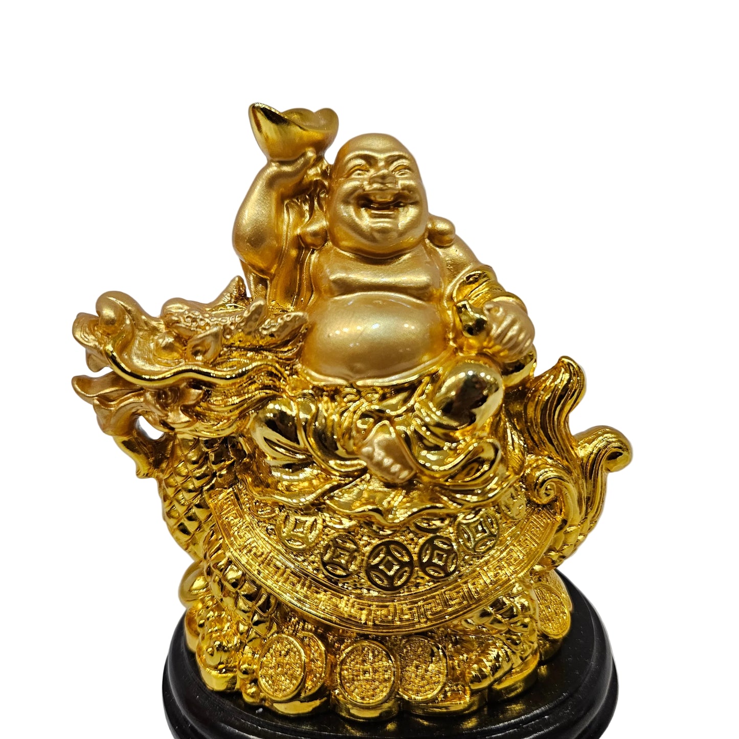 Laughing Buddha Statue for Money Vastu Feng Shui Item Decorative Showpiece