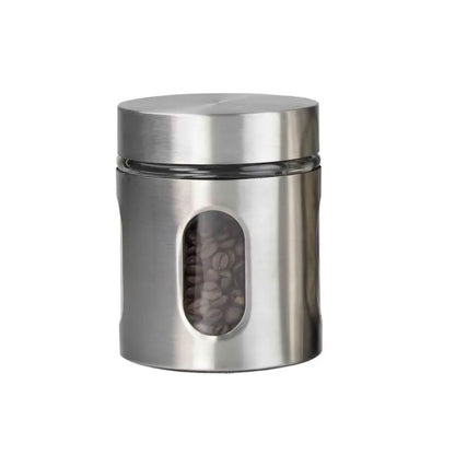 Airtight Glass Jar Food Storage Container with Stainless Steel
