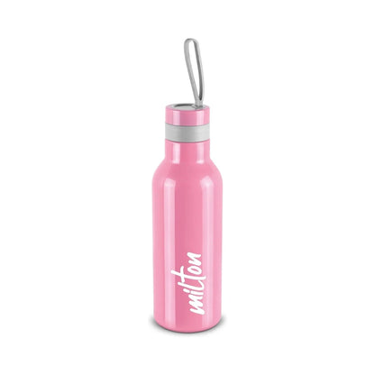 Milton smarty 600 Thermosteel 24 Hours Hot and Cold Water Bottle,490 ml,Water Bottle Pink
