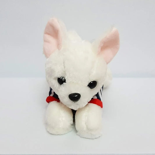 Cute Dog Stuffed Soft Toy 30CM_Blue and pink Jacket