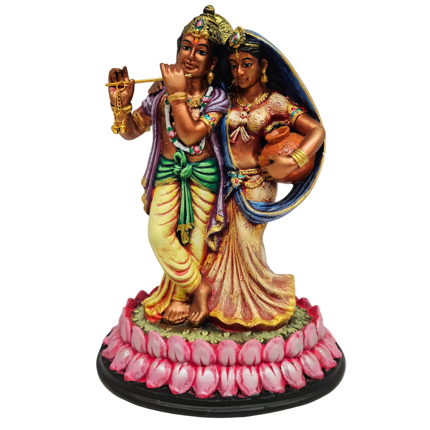 Radha Krishna Idol for Home/Gift Spiritual Significance Symbol of Love and Devotion Bringing Positive Energy