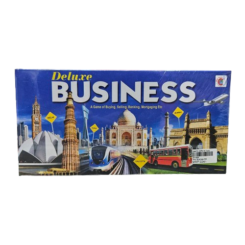 Deluxe business a game of buying selling banking mortgaging board game