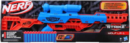 Nerf Alpha Strike Wolf Blaster with Targeting Scope,Nerf Darts, Toys for Kids Teens and Adults, Fun Gift Toy for Boys, Birthday Gift Toy for Kids Ages 8 above