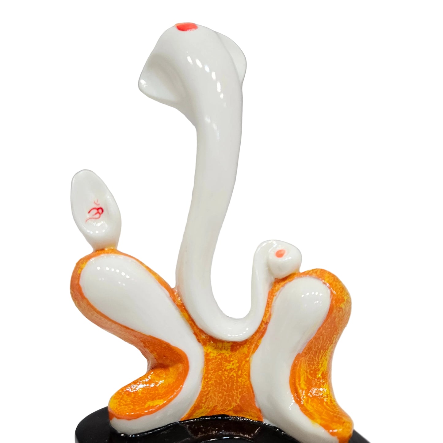 Polyresin Ganesh Ji Sculpture with Dynamic Yellow Colour for Home Décor