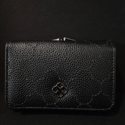 Leather Thin Slim Wallets for Women with magnetic Button