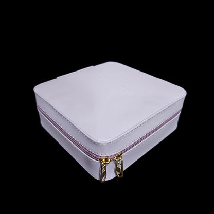 Leather Small Jewellery Box, Travel Portable Jewellery Case for Ring, Pendant, Earring, Necklace, Bracelet Organizer Storage Holder Boxes