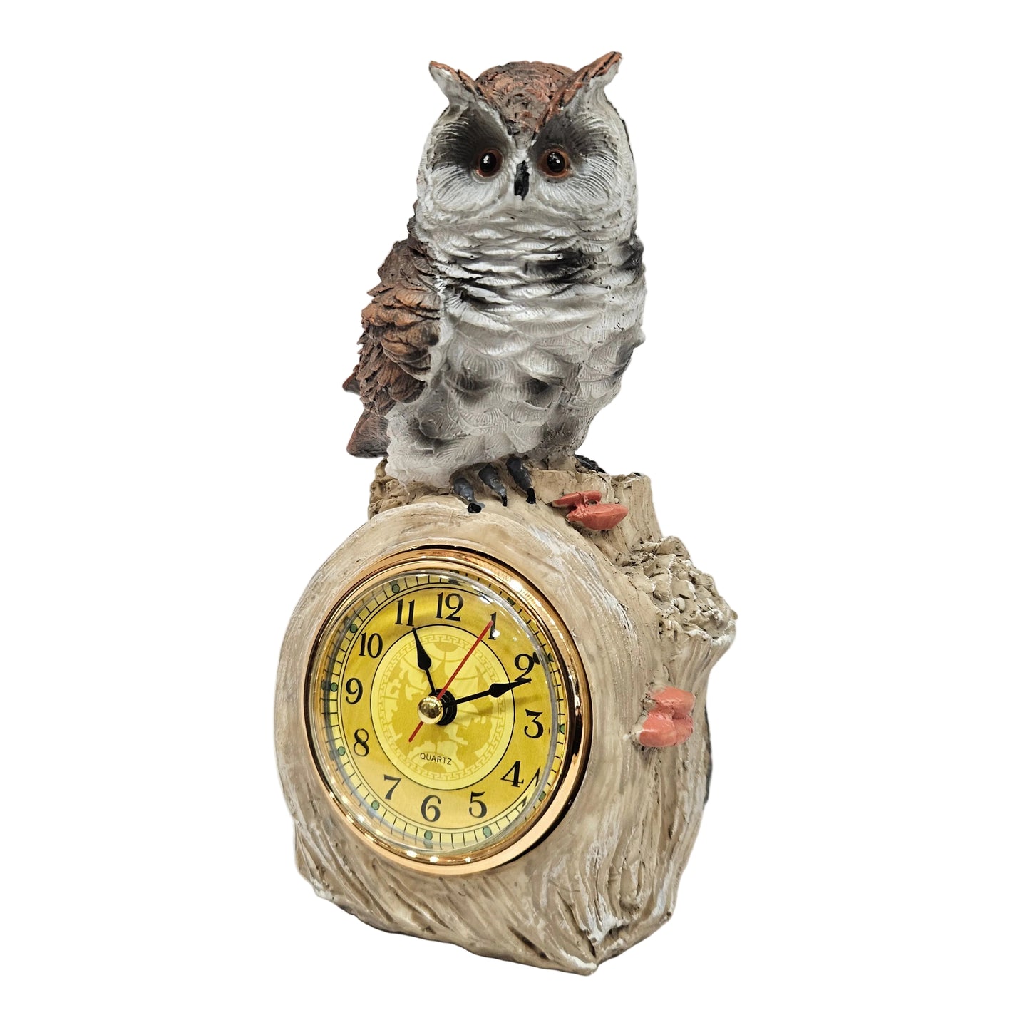 Vintage Table Clock Collection Cute Statue for living room Bedroom Room with Owl